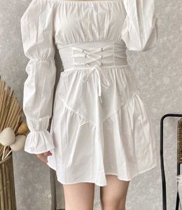 White Off-Shoulder Dress