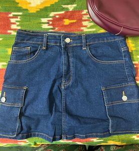 Denim Mini Skirt