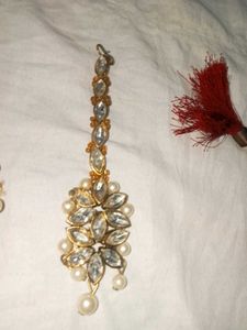 Crystal &amp; Pearl Choker