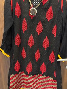 Embroidered Kurti with Stylish Details
