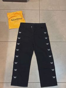 Urbanic Black Embroided Butterfly Jeans