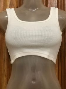 White Bralette Top