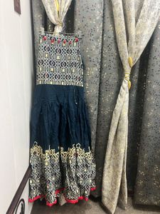 Boat Neck Dori Style Dress