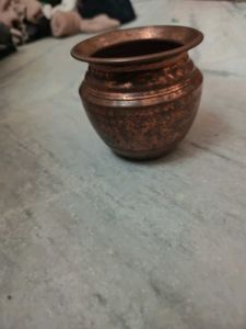 Antique Copper Pot Pooja Lota Gadvi