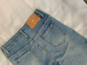 Ripped Wide Leg Jeans