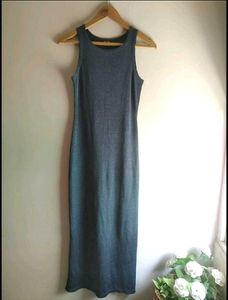 Gray Tank Maxi Dress