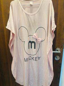Pink Mickey Mouse Graphic Tee