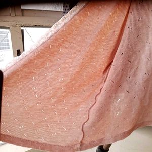 Vintage Crop tie up Nude Peach Top