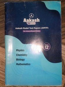 Aakash Class 12 Model Papers