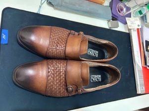 Rosso Brunello Monk Strap Shoes