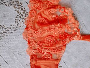 Coral Lace Bra