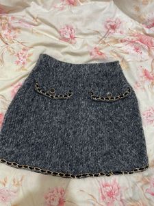 Zara Furry Skirt