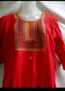 Naira Embroidery Kurti