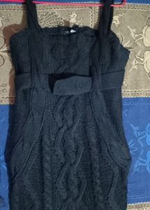 Woolen Bodycon Dress