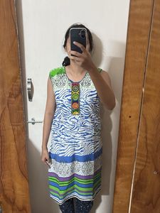New Kurti With Attached Sleeves