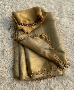 New Without Tag- Banarasi Tissue Silk Saree