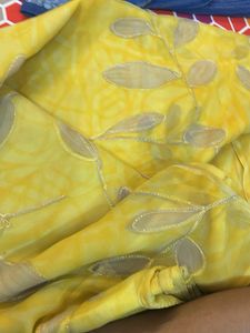Yellow Saree With Blouse