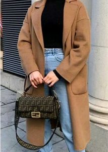 Heavy Long Rust Coat