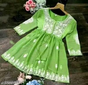 Green Embroidered Top
