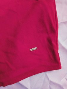 Chic Pink Ruffle Sleeve Top