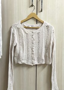 Zara - Cute Knit Crochet Cardigan