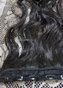 Synthetic Artificial  Hair Extensio N In L.brown