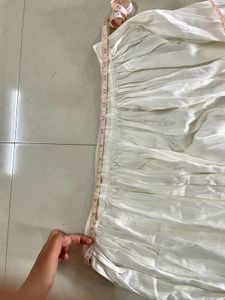 Elegant White Ethnic Skirt