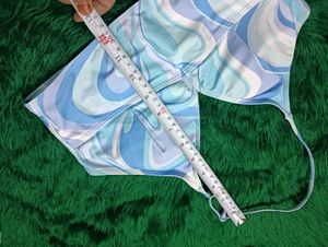 Blue Patterned Bra 32,34.new🎀🆕