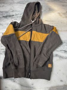 Striped Zip-Up Hoodie