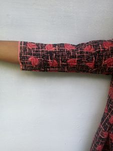 Maroon Color Kurta