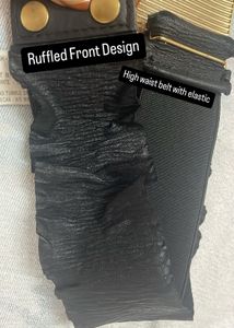 Gold Panel High Waist Belt