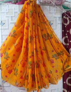 Elegant Yellow Saree