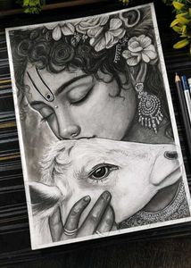 Krishna Handmade Sketch