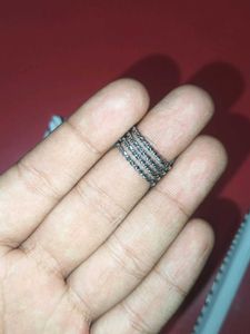 Cute Silver Rings 💍 pack of 2 offer