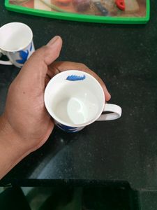 5 Tea ☕ Cups 🍵 Ceramic Made &amp; In Good Condition