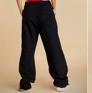 Black Parachute Pant