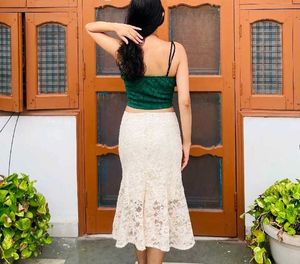 Lace Bodycon Skirt