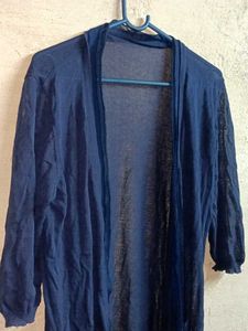 Ladies Fashion Shrug Top Half-sleeve Maxi