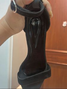 Black Ankle Strap Heels