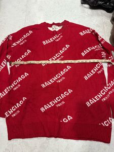 Balenciaga All Over Logo Sweater
