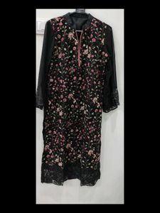 😍trending black Pakistani style dress