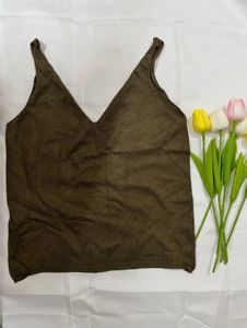 Olive Green Tank Top