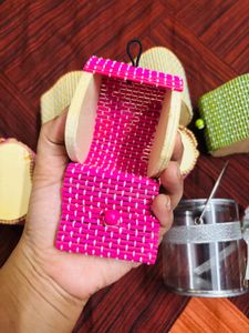 Heart-Shaped Trinket Boxes &amp; Candle Holder