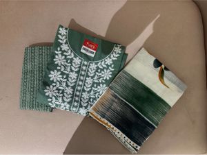 Unstitched Embroidered Suit !