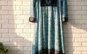 Ethnic Blue Printed Kurta