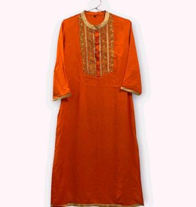 Orange Kurti