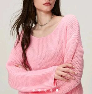 Pink Knit Top