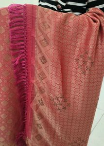 Beautiful Rani Pink  Saree