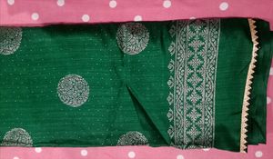 Green Ethnic Partywear Saree