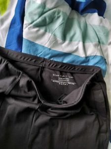 Black Straight Leg Pants by bliss club